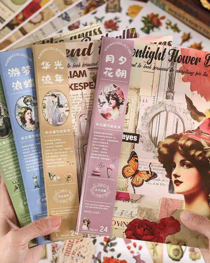 Vintage Sticker Book