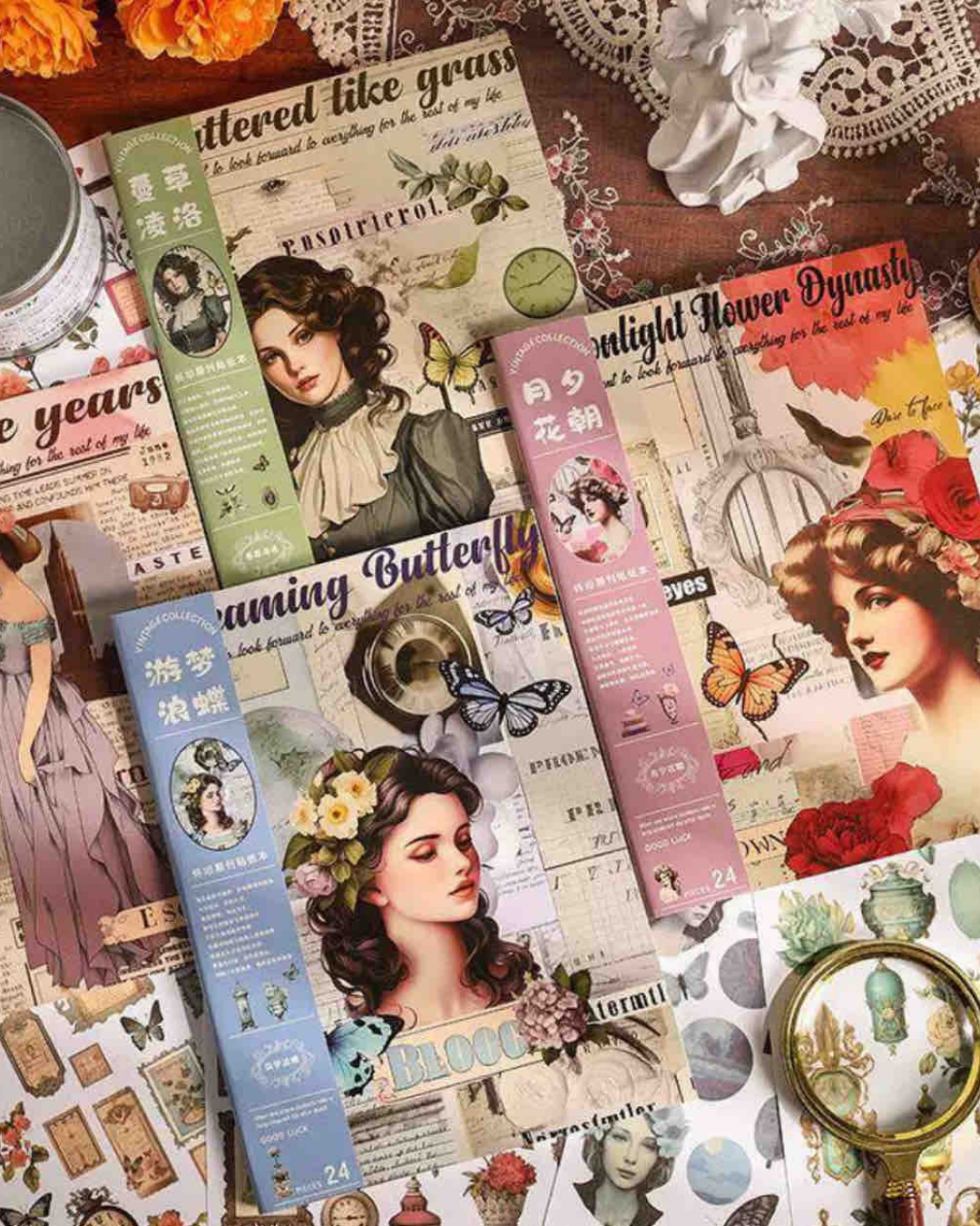Vintage Sticker Book